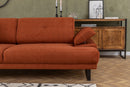 Mustang - Orange 3-Sits Soffa-säng