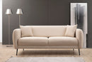 Sevilla - Beige 3-sitssoffa-bädd