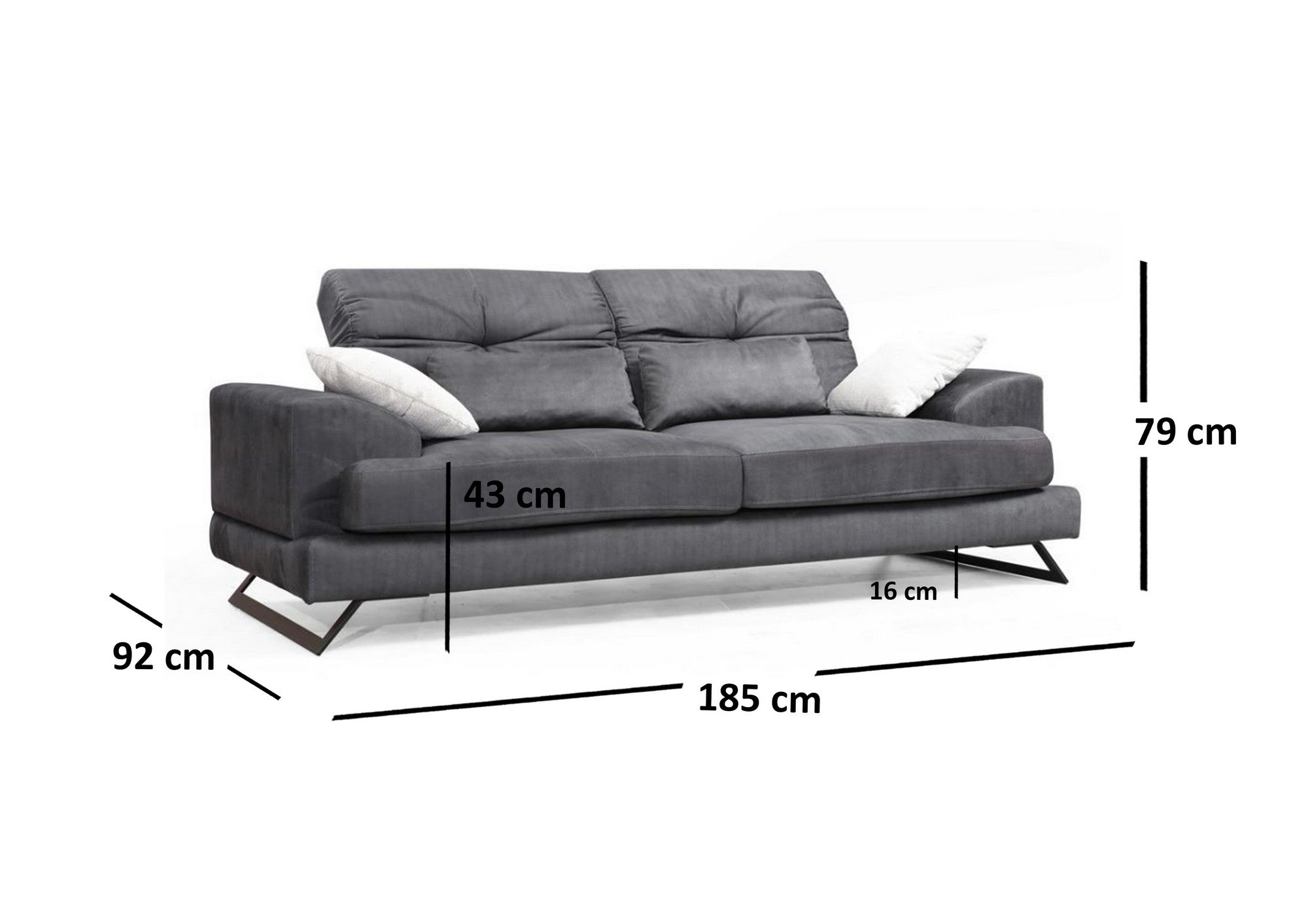 Frido 2 Sits 2-Sits Soffa