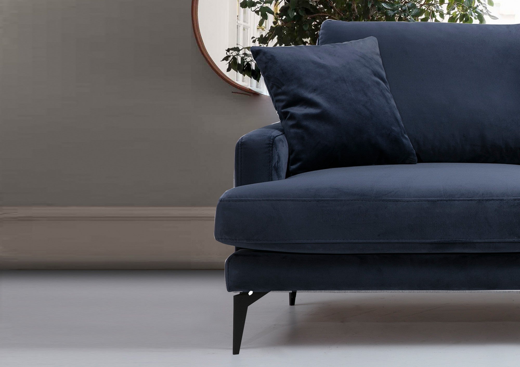Papira 2 Sits - Marinblå 2-Sits Soffa