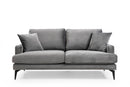 Papira 2 Sits - Grå 2-Sits Soffa