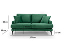 Papira 2 Sits 2-Sits Soffa