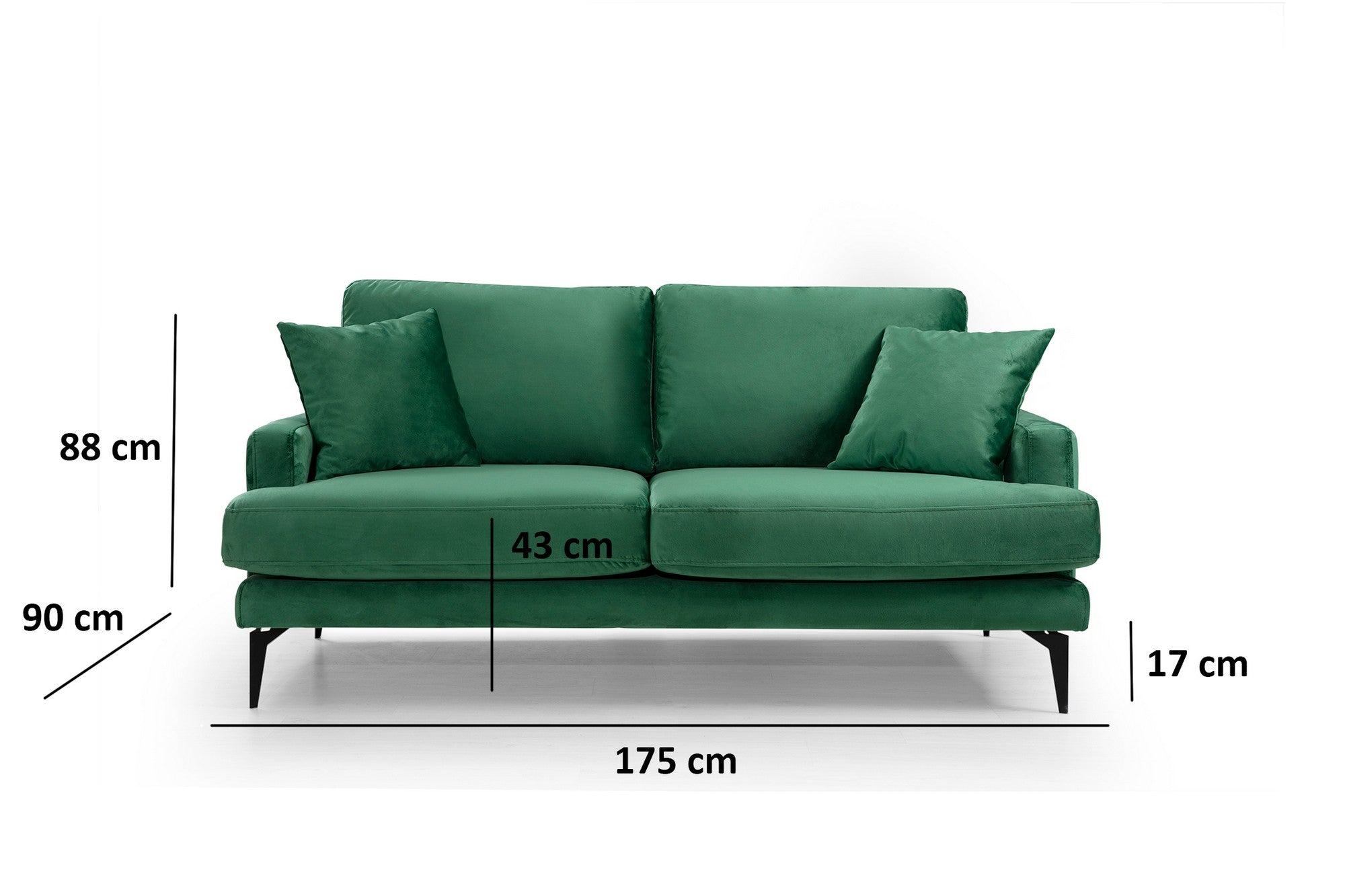 Papira 2 Sits 2-Sits Soffa