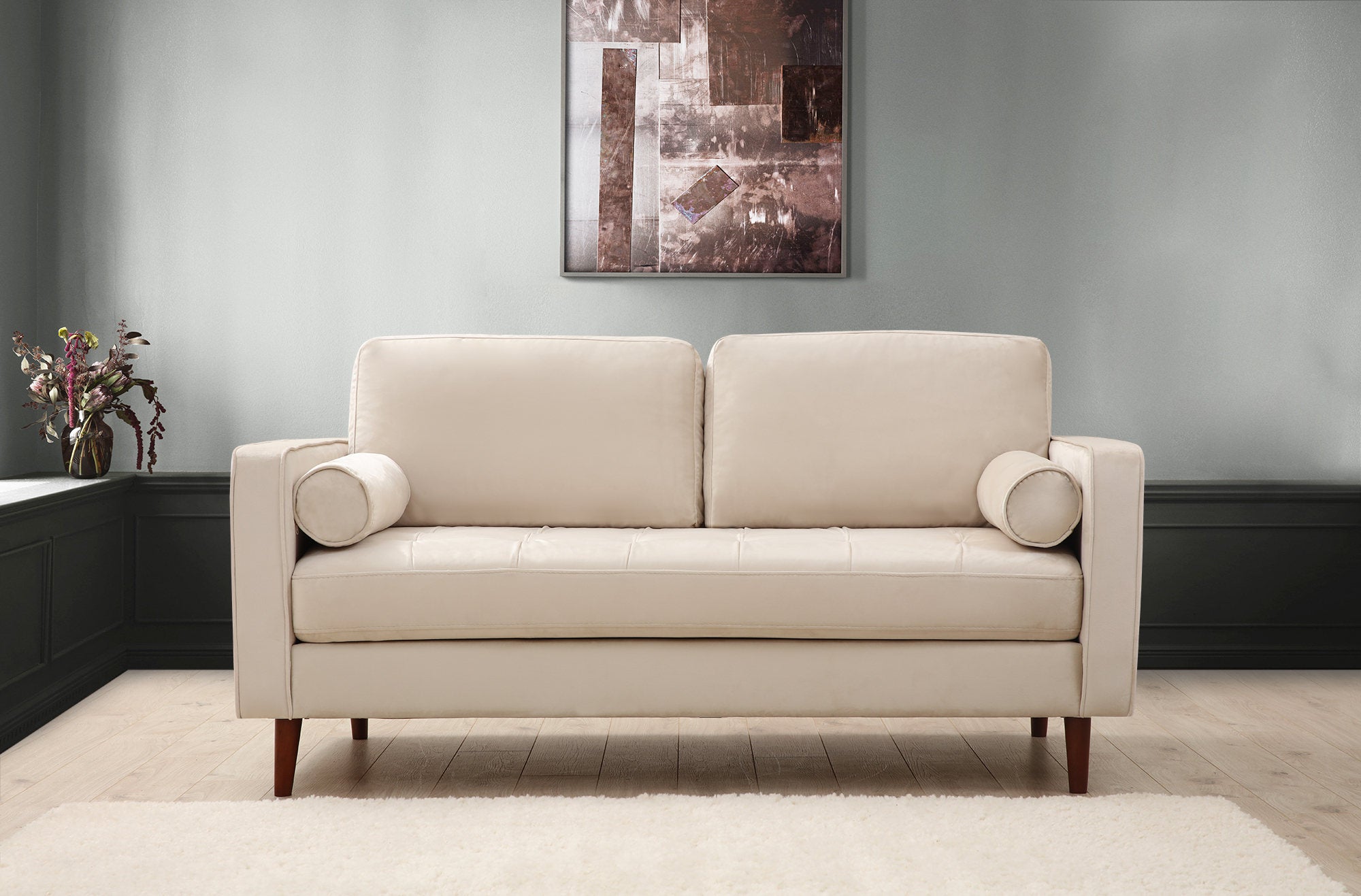 Rom - Beige 2-sitssoffa