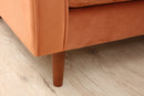 Rom - Orange 2-sitssoffa