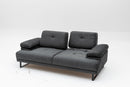 Mustang - Antracit 2-sits Soffa-Bädd