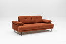 Mustang - Orange 2-sits Soffa-Bädd