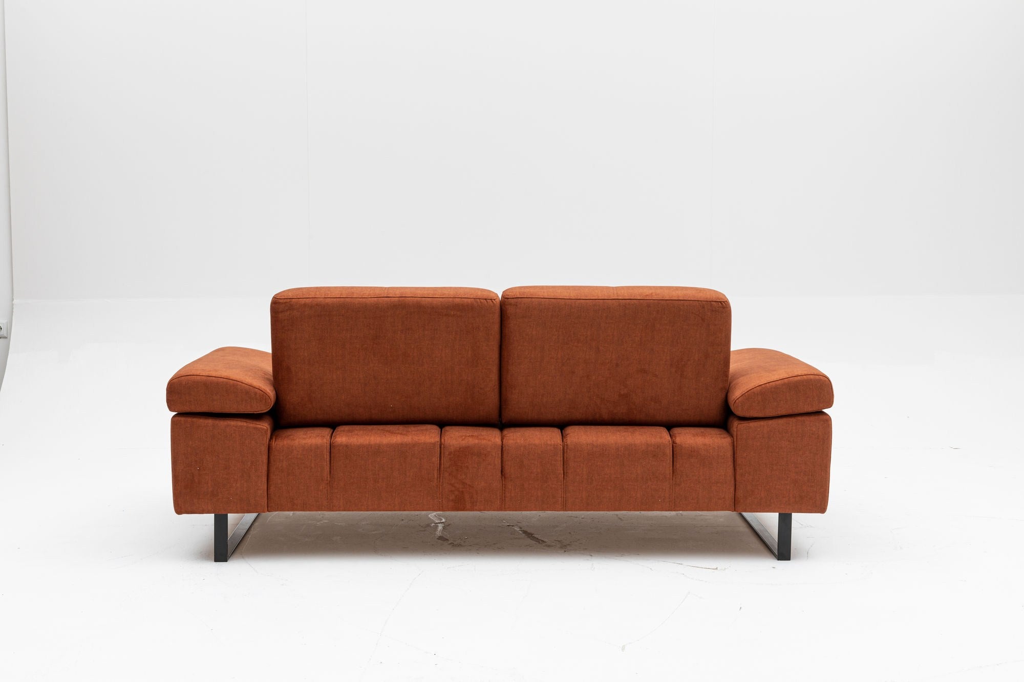 Mustang - Orange 2-sits Soffa-Bädd