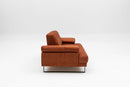 Mustang - Orange 2-sits Soffa-Bädd