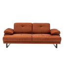 Mustang - Orange 2-sits Soffa-Bädd