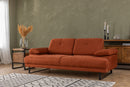 Mustang - Orange 2-sits Soffa-Bädd