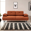 Mustang - Orange 2-sits Soffa-Bädd