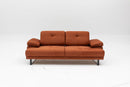 Mustang - Orange 2-sits Soffa-Bädd