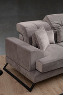 Frido - Ljusgrå 2-Sits Soffa