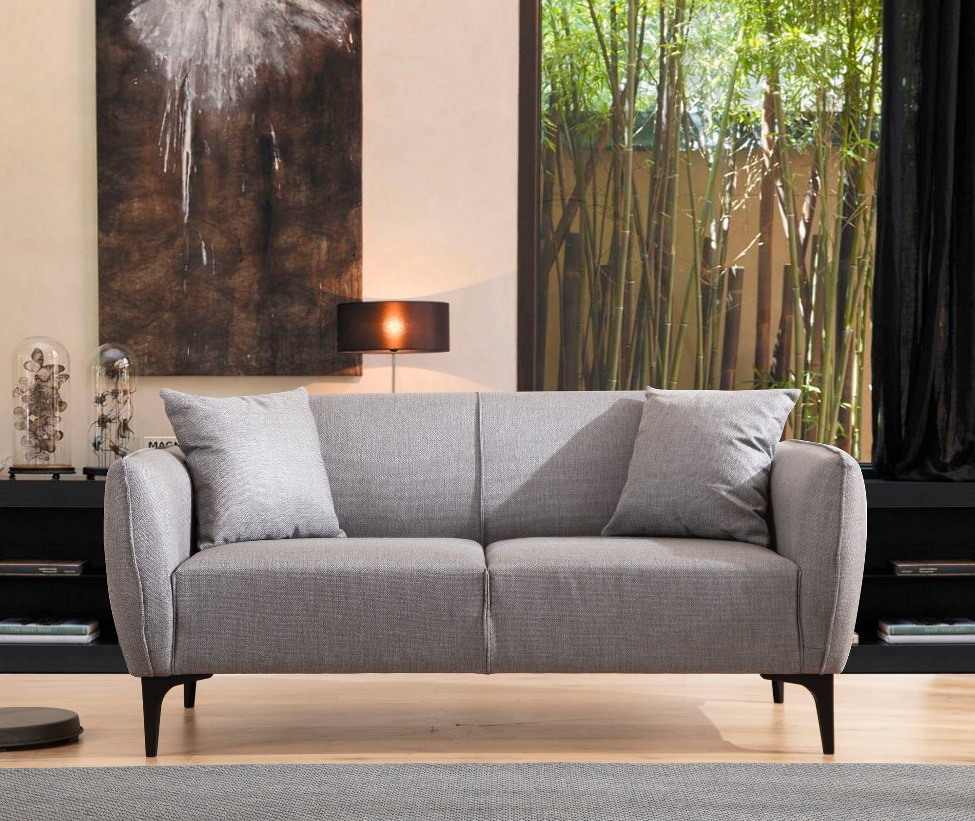 Belissimo - Grå 2-Sits Soffa