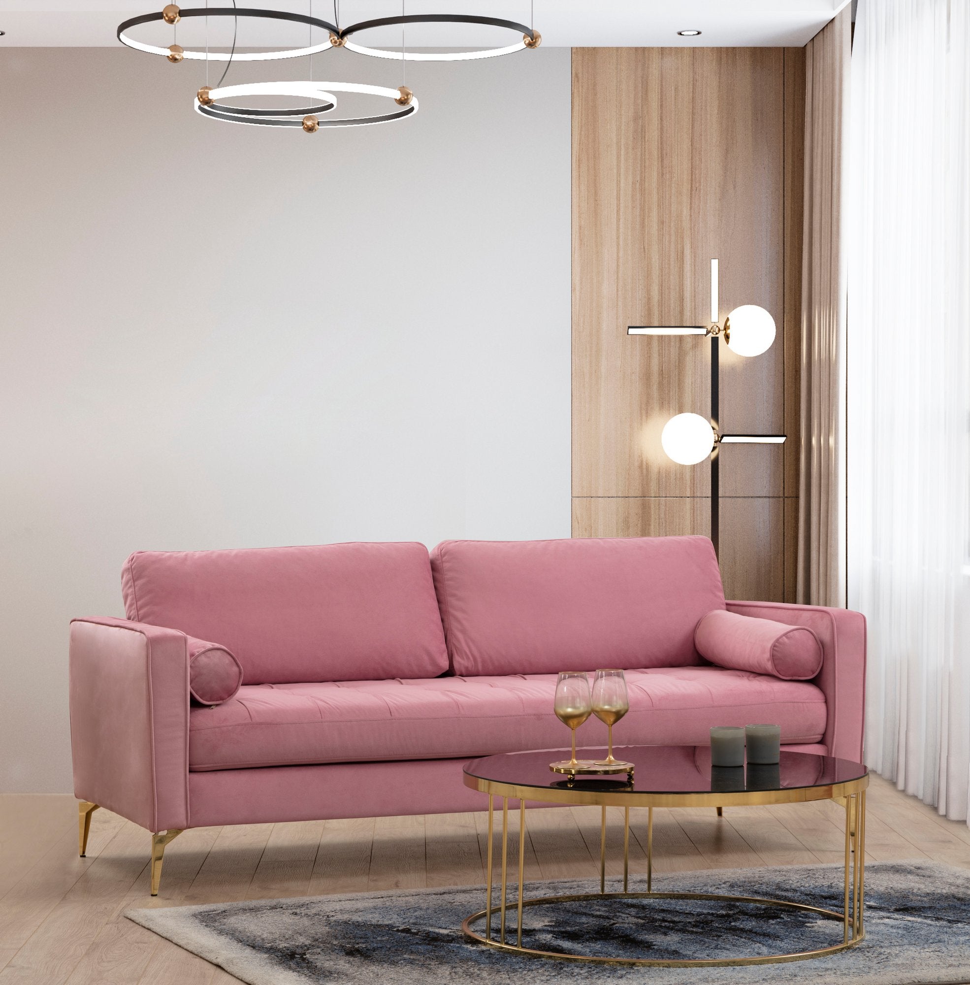 Rom - Rosor 3-Sätes Soffa