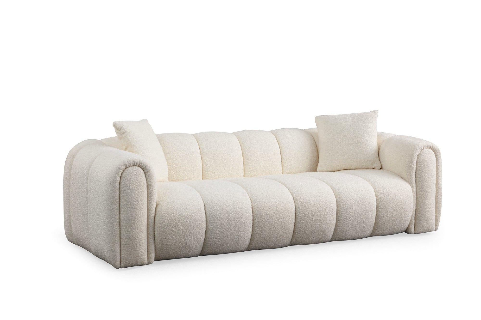 Puffy 3 - Vit 3-Sits Soffa