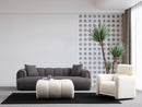 Puffy 3 Plain - Antracit 3-Sits Soffa