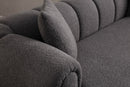 Puffy 3 Plain - Antracit 3-Sits Soffa