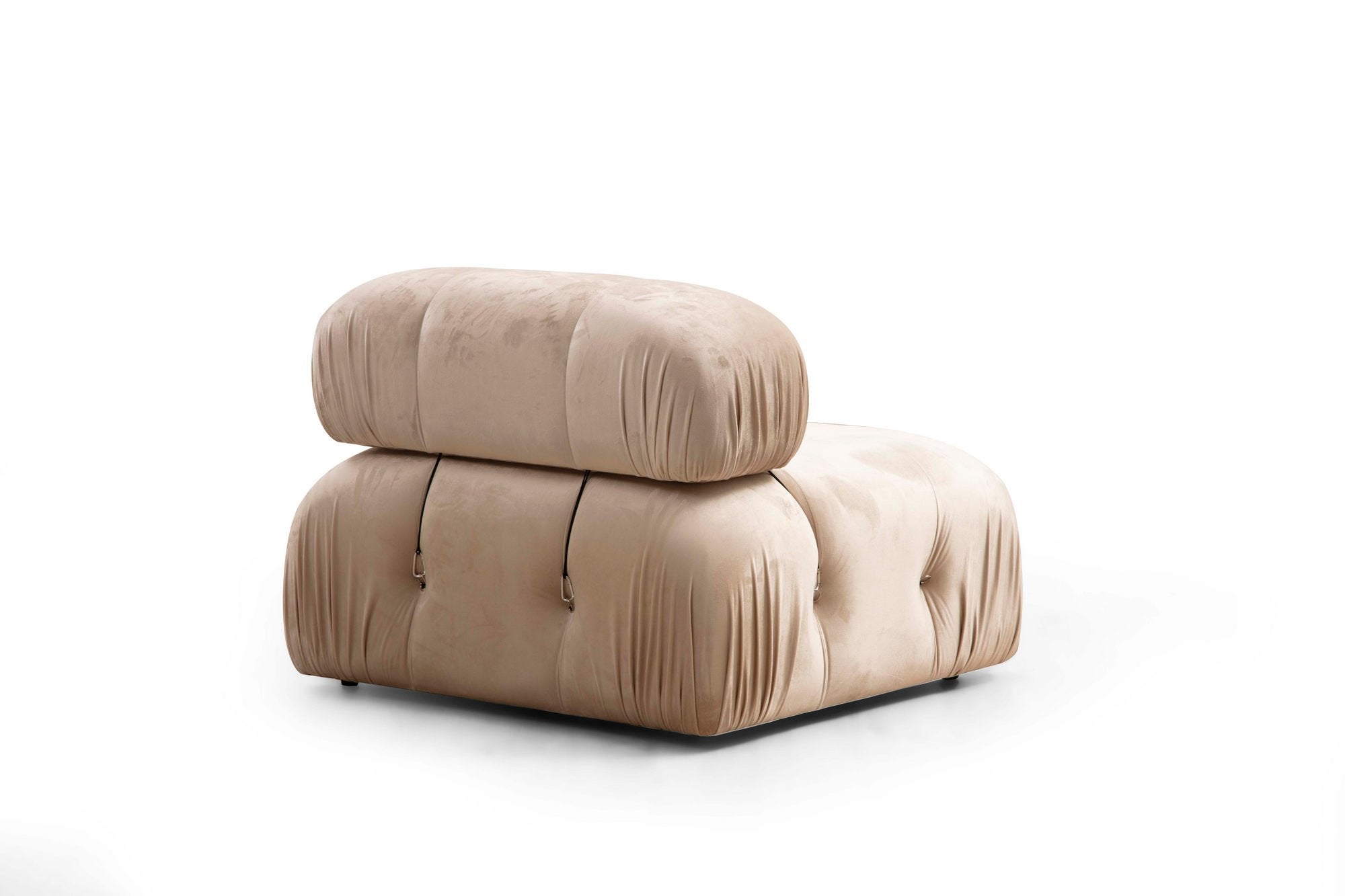 Bubble Corner ( L1-O1-1R -Puf) - Krämfärgad hörnsoffa