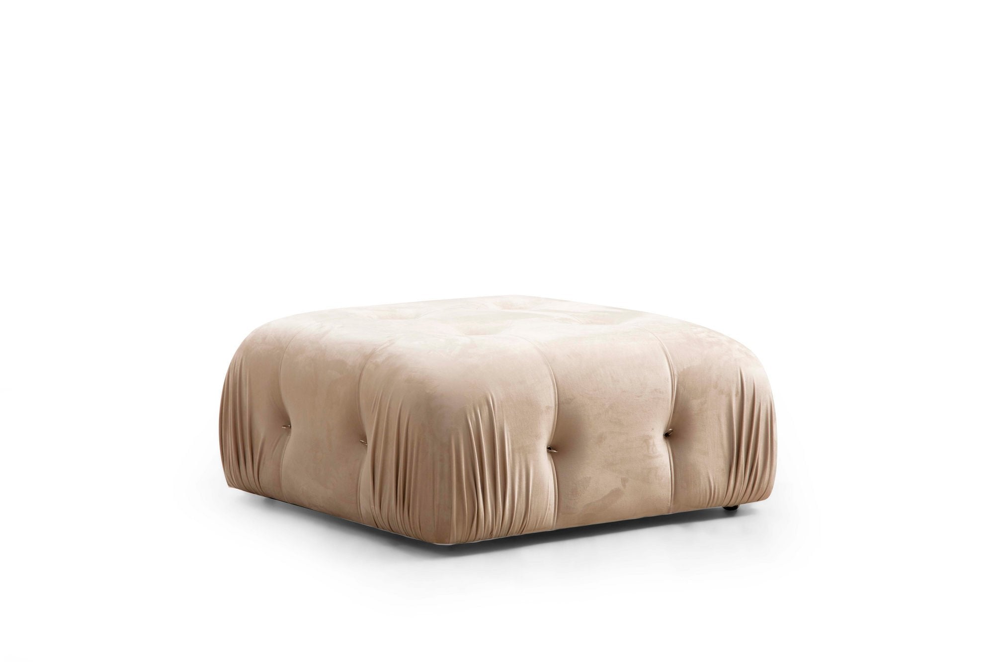 Bubble Corner ( L1-O1-1R -Puf) - Krämfärgad hörnsoffa