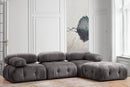 Bubble Corner ( L1-O1-1R -Puf) - Grå hörnsoffa