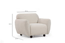 Eddy - Cream Wing Chair