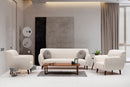 Enna - Beige Wing Chair