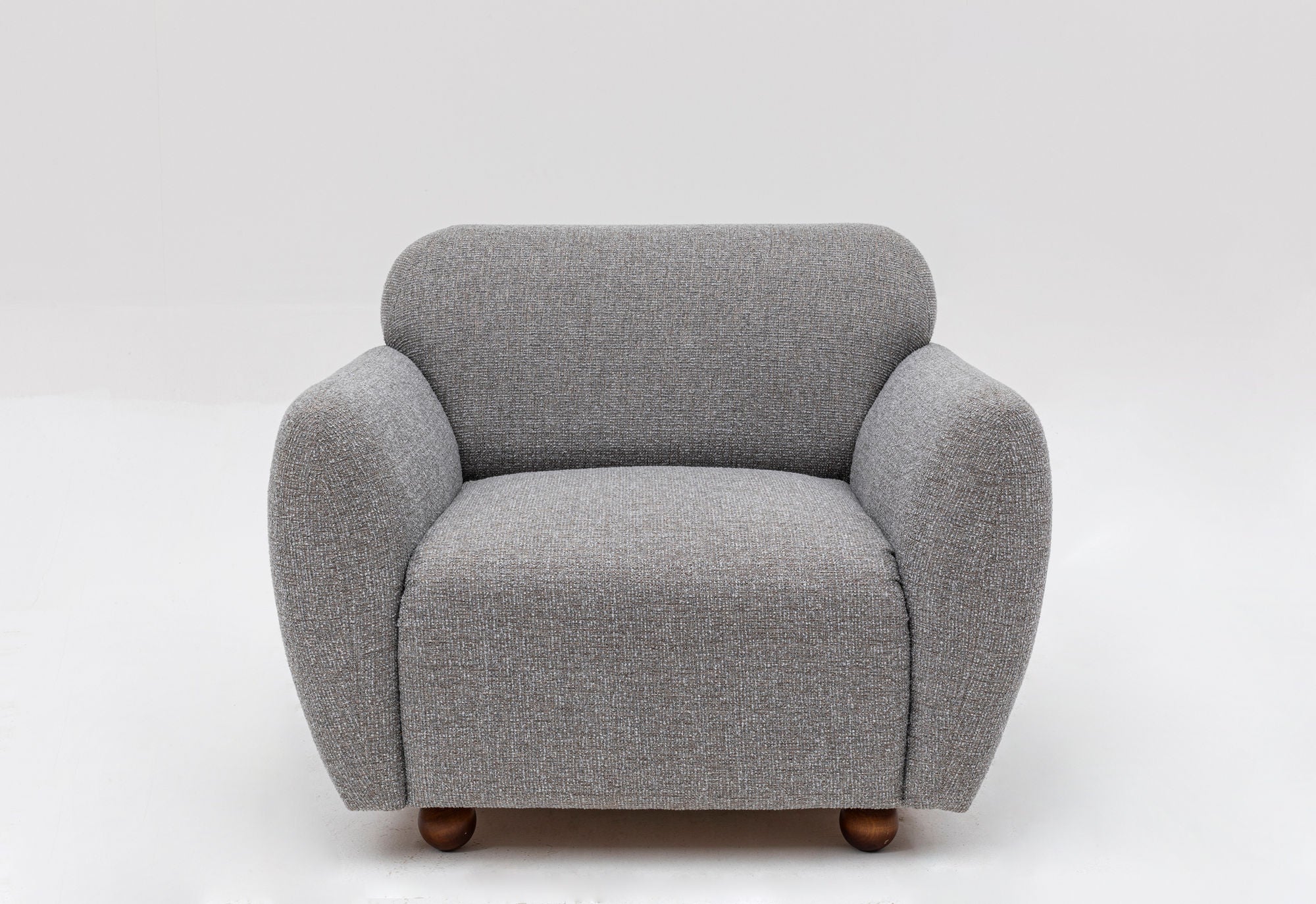Eddy - Light Grey Wing Chair
