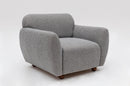 Eddy - Light Grey Wing Chair