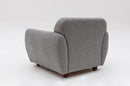 Eddy - Light Grey Wing Chair