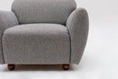 Eddy - Light Grey Wing Chair