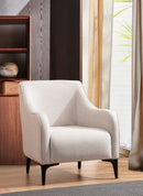 Belissimo - Off White Wing Chair