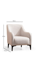 Belissimo - Off White Wing Chair
