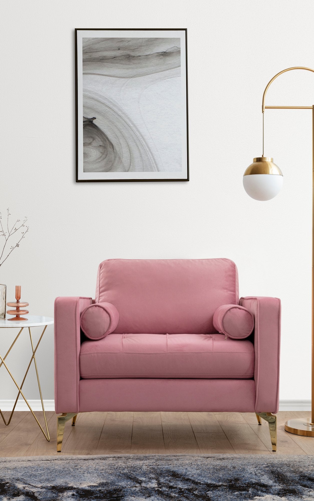 Rome - Rose Wing Chair