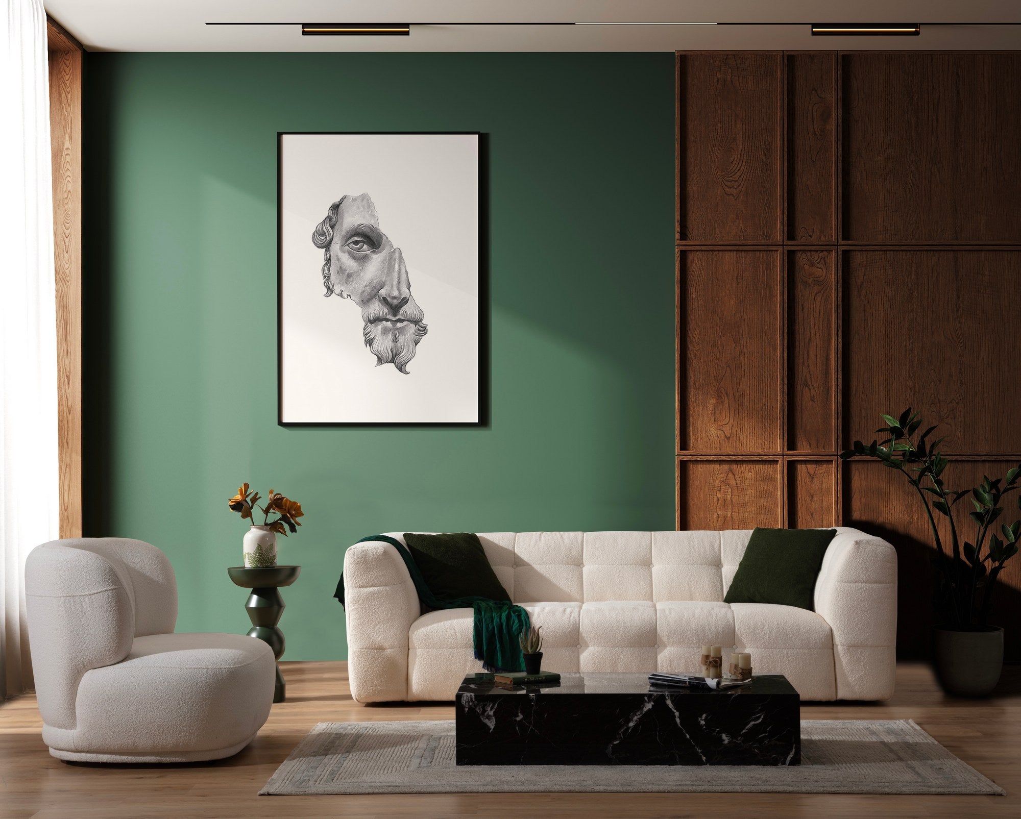 Cady - Beige 3-Sits Soffa
