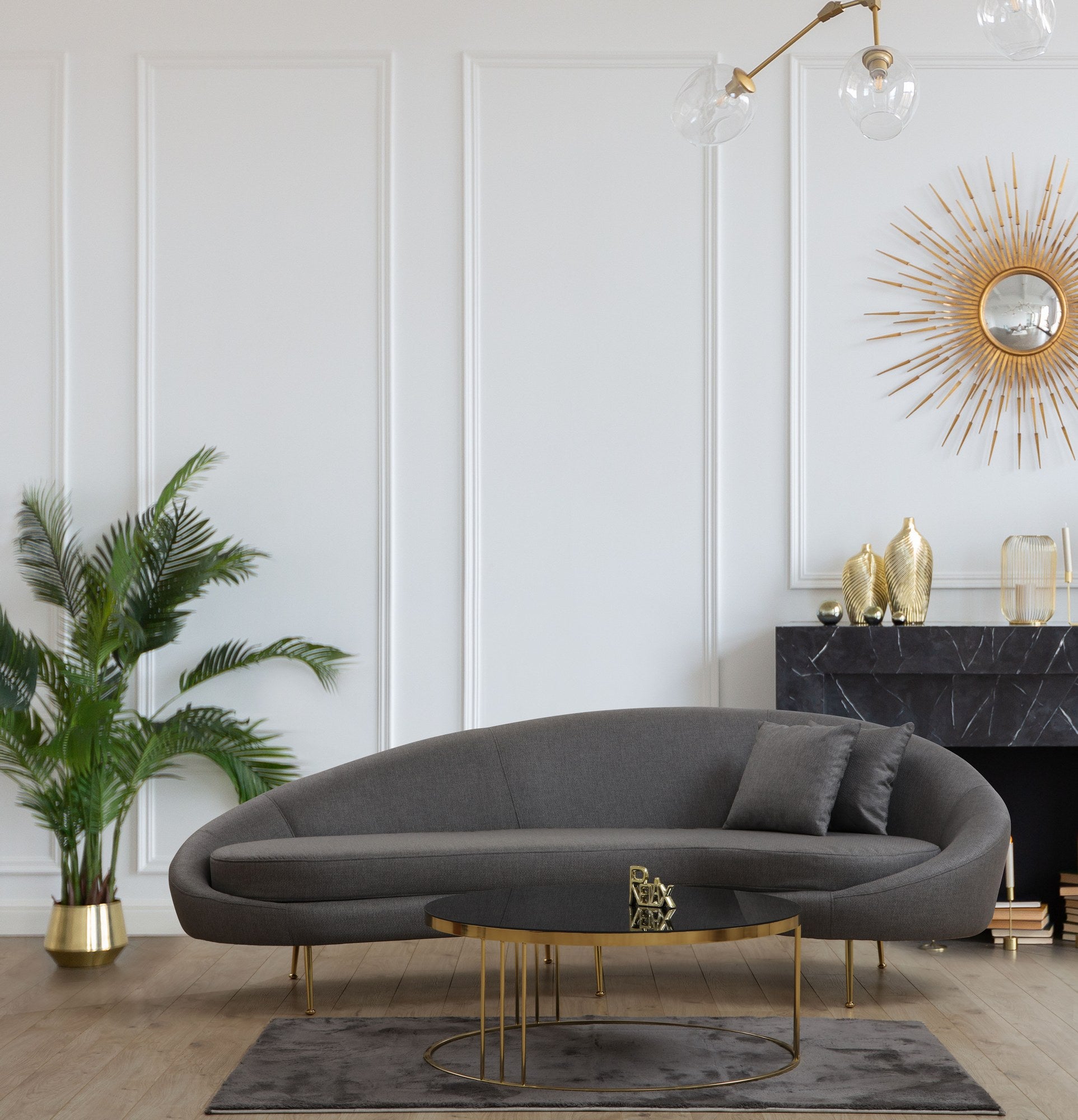 Eses - Mörk Grå 3-sits Soffa