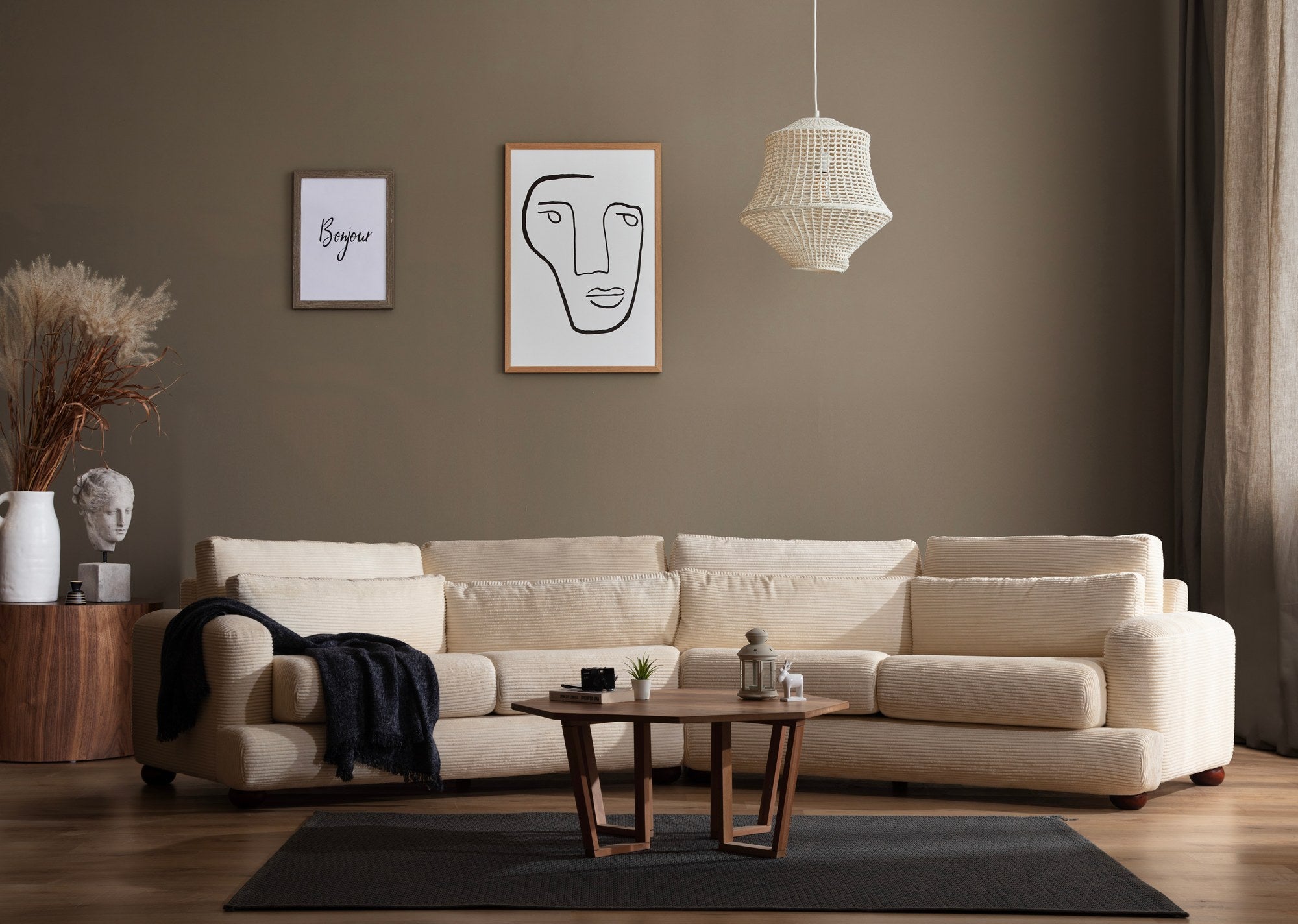 River 4 Sits Vänster (Xc Vänster-2R) - Beige 4-Sits Soffa