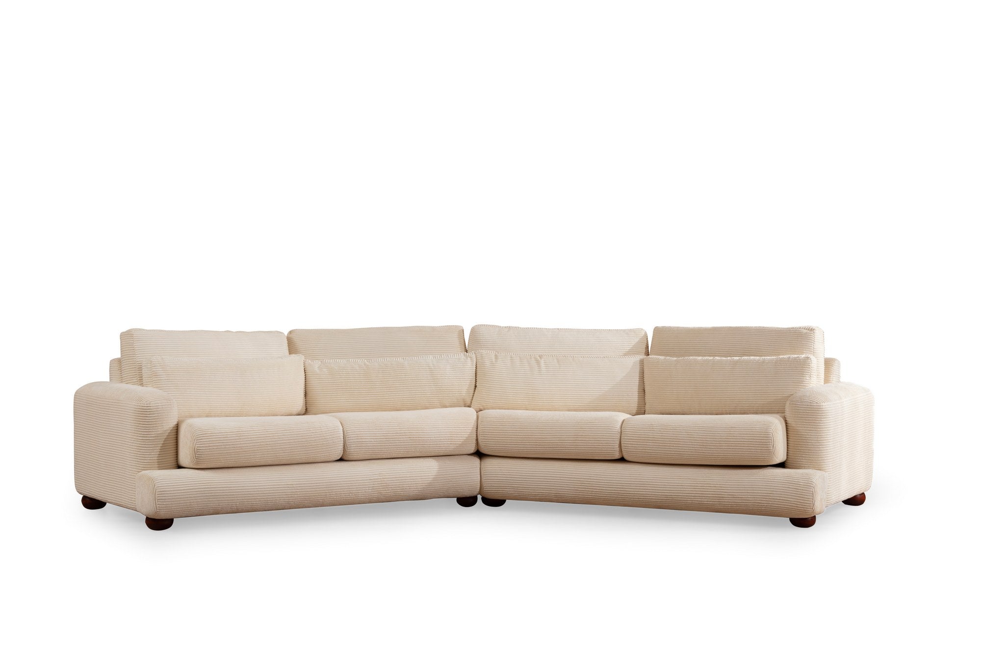 River 4 Sits Vänster (Xc Vänster-2R) - Beige 4-Sits Soffa