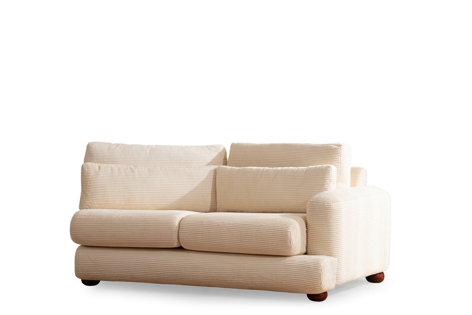 River 4 Sits Vänster (Xc Vänster-2R) - Beige 4-Sits Soffa