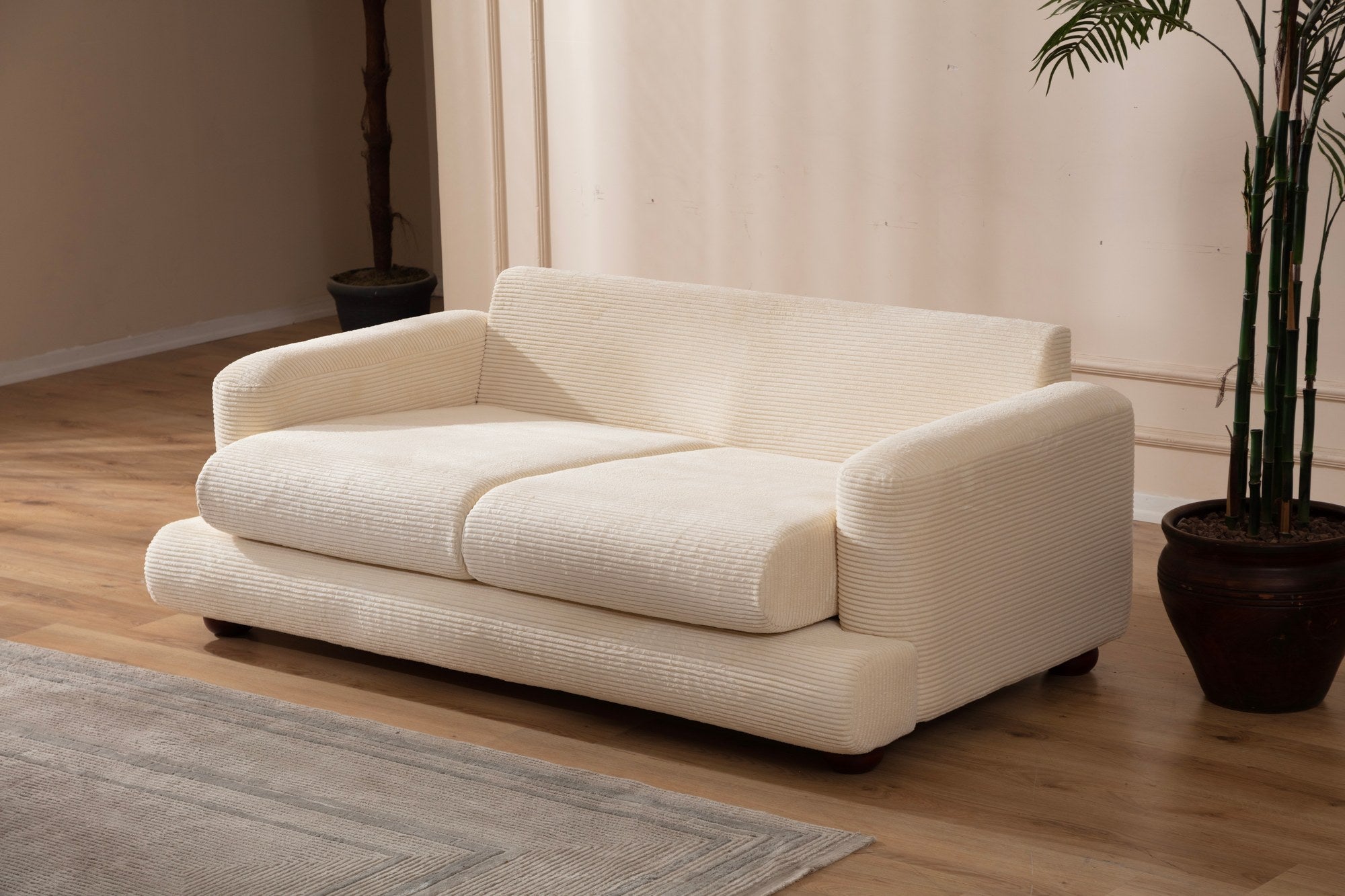 River - Beige 2-sitssoffa