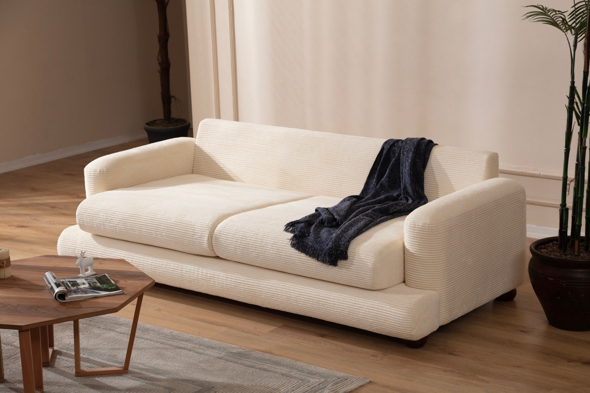 River - Beige 2-sitssoffa