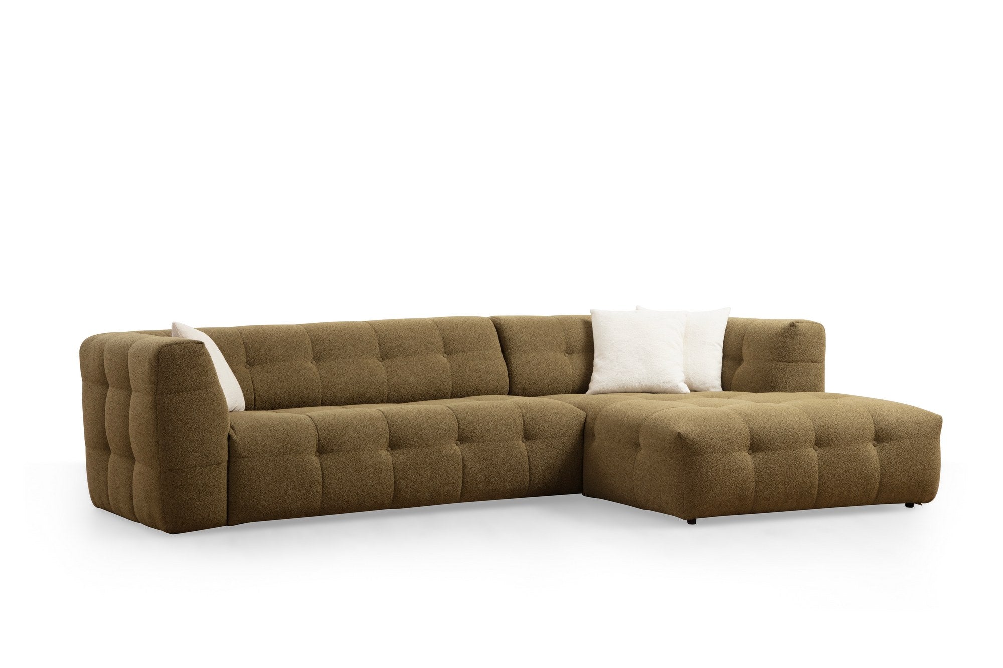 Cady 3 Sits Höger - Khaki Hörnssoffa