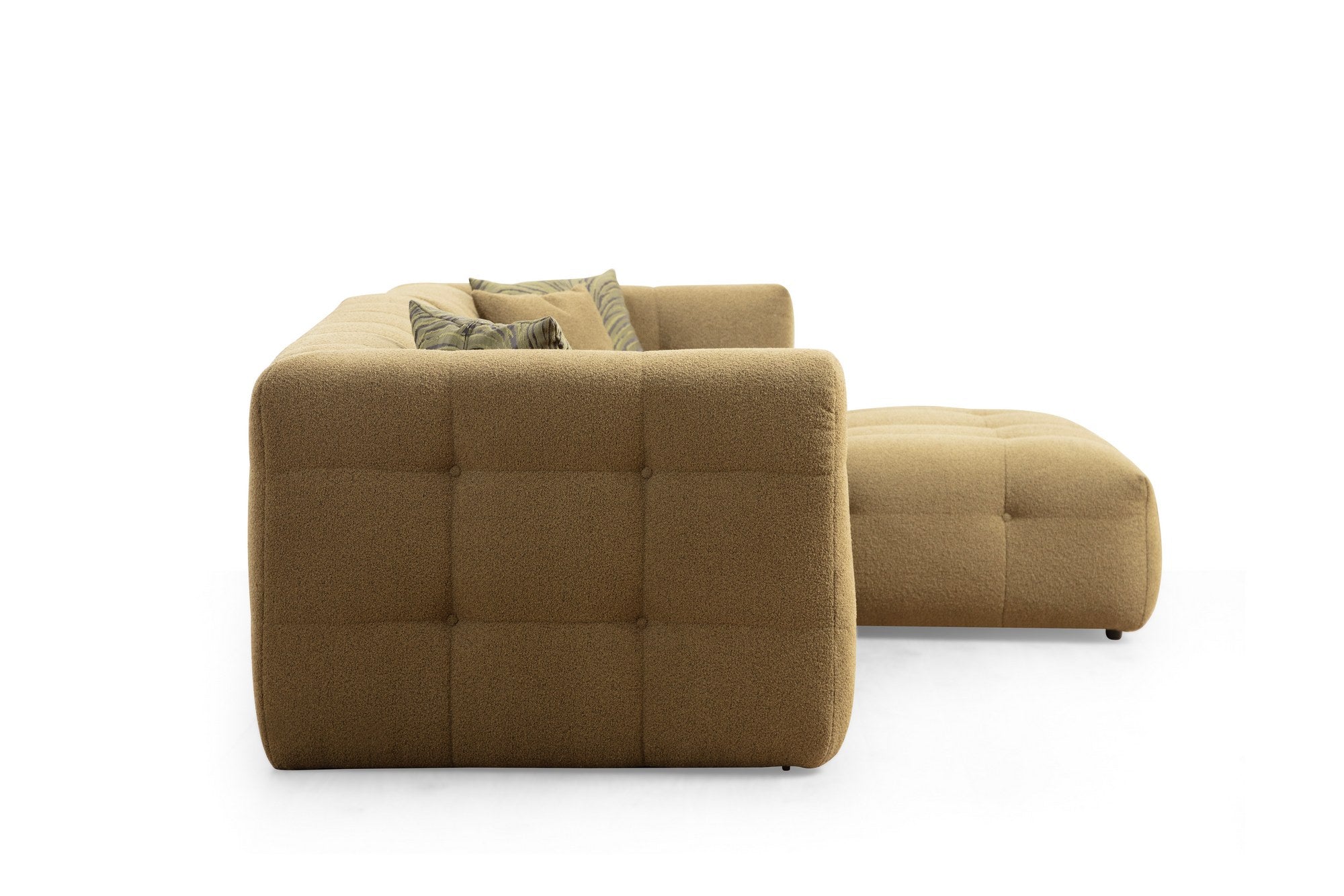 Cady 3 Sits Höger - Khaki Hörnssoffa