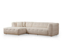 Cady 3 Sits Vänster - Beige Hörnssoffa