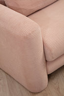 Lily Corner Right Pink Corner Sofa
