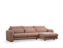 Lily Corner Right Pink Corner Sofa