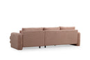 Lily Corner Right Pink Corner Sofa