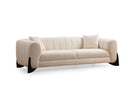 Sandreo Vit - 3 3-Sits Soffa