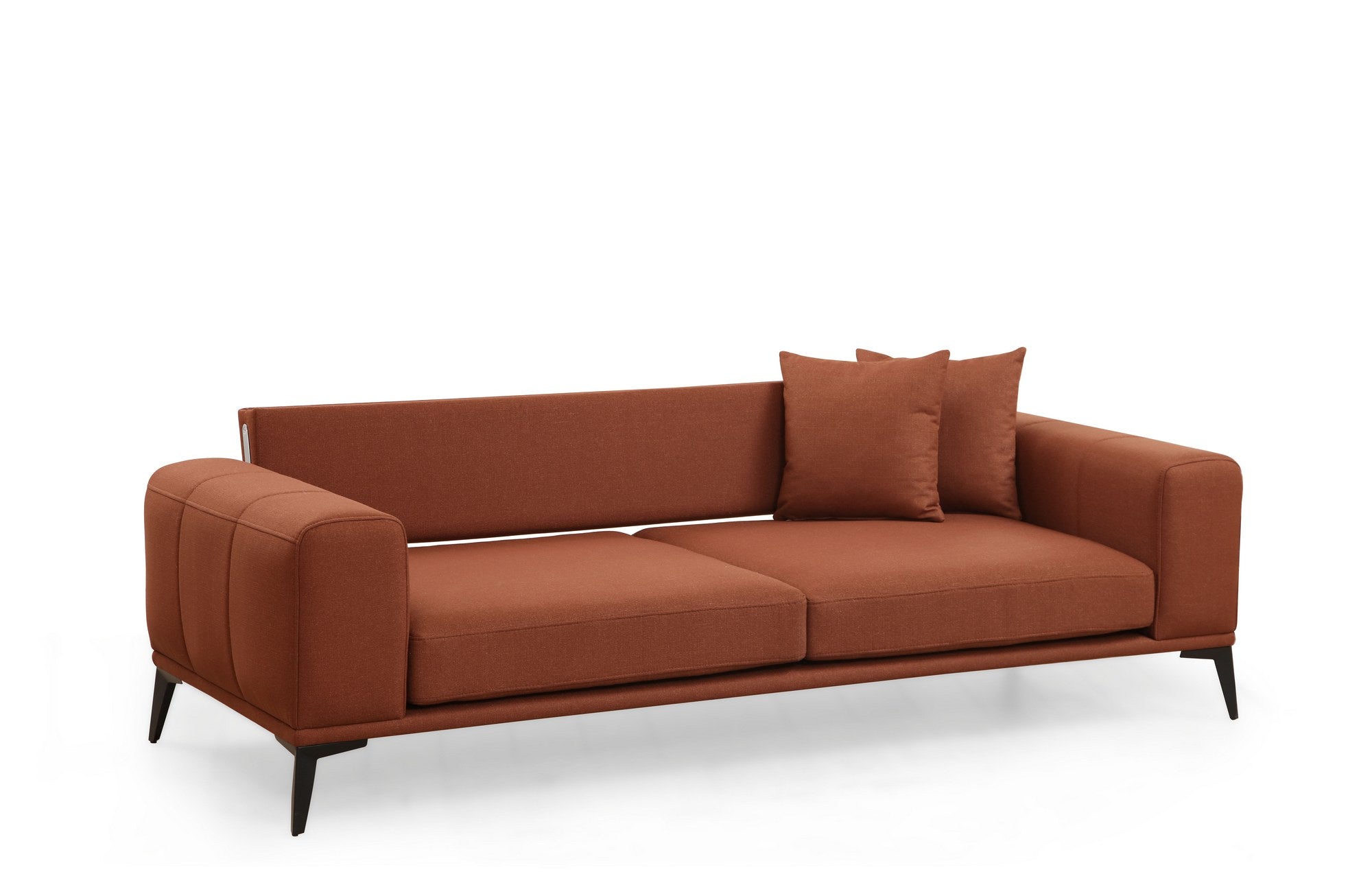Kenzo 3 - Tegelröd 3-Sits Soffa